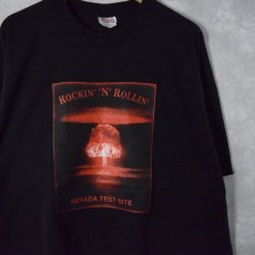 画像1: ROCKIN' 'N' ROLLIN' "NEVADA TEST SITE" 核実験プリントTシャツ XXL (1)