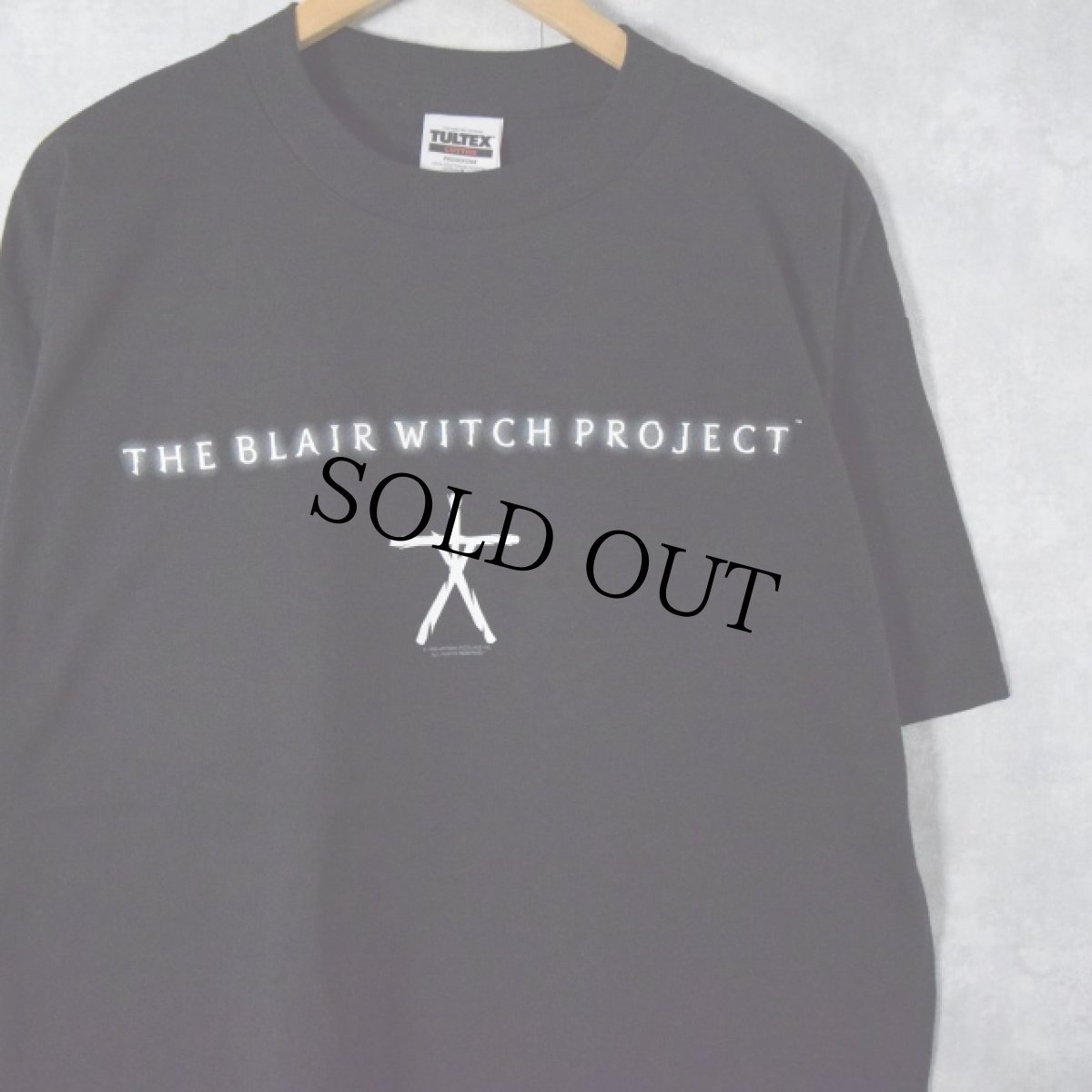 画像1: 90's THE BLAIR WITCH PROJECT ホラー映画Tシャツ XL (1)