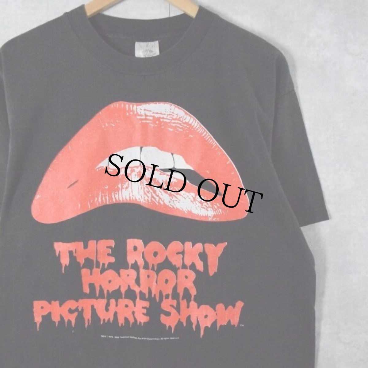 画像1: THE ROCKY HORROR PICTURE SHOW 映画Tシャツ L (1)