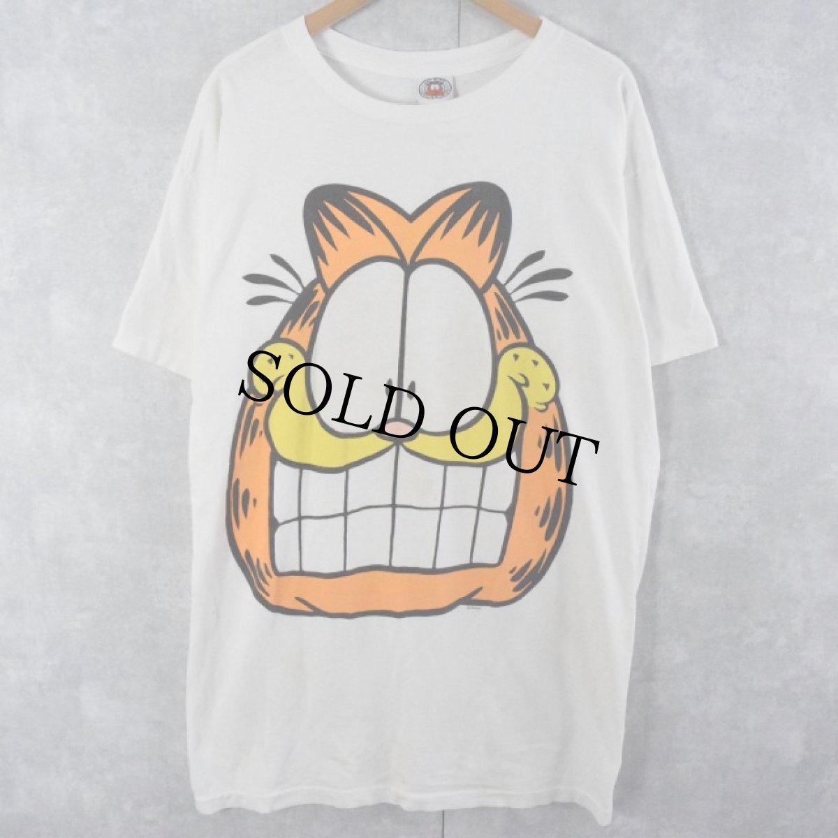 画像1: 90's Garfield キャラクター 大判プリントTシャツ ONESIZE (1)