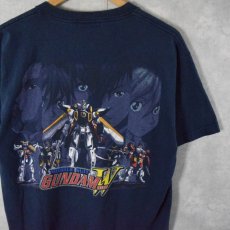 画像1: 新機動戦記ガンダムW アニメプリントTシャツ L (1)