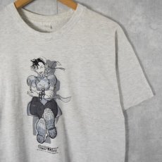 画像1: 90's〜 STREET FIGHTER "春麗" ゲームキャラクターTシャツ L (1)