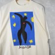 90年代 90s マティス 白 ホワイト Tシャツ アーティスト 絵 ...