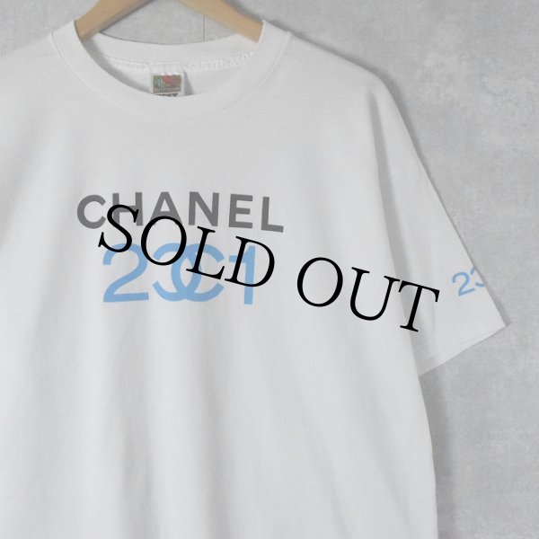 2000's ブート CHANEL ココマーク プリントTシャツ XL