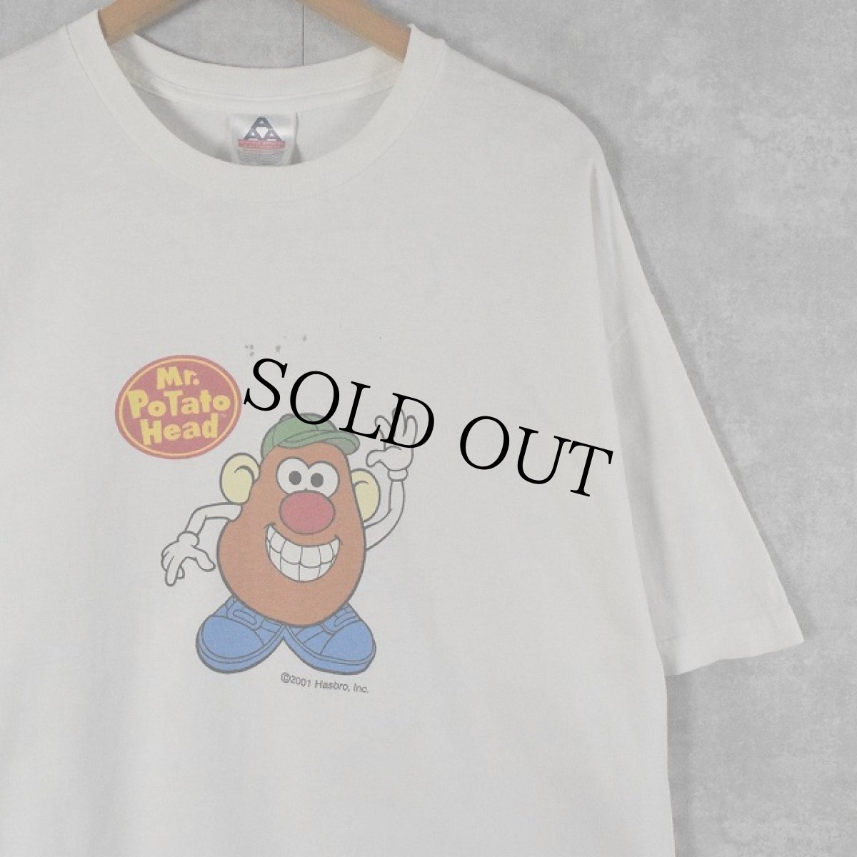 画像1: 2000's Mr. Potato Head キャラクタープリントTシャツ XL (1)