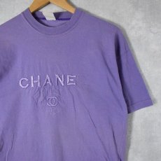 画像1: ブート CHANEL ロゴ刺繍Tシャツ (1)