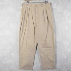 画像1: POLO Ralph Lauren "ANDREW PANT" 2タック チノトラウザーズ W34 (1)