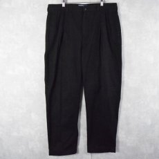 画像1: POLO Ralph Lauren "HAMMOND PANT" 2タック チノトラウザーズ BLACK W38 (1)