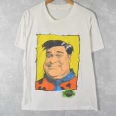 画像1: 90's The Flintstones "FRED B.C." キャラクターイラストプリントTシャツ (1)