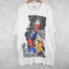 画像1: 90's MARVEL SPIDER-MAN USA製 キャラクターTシャツ XL (1)