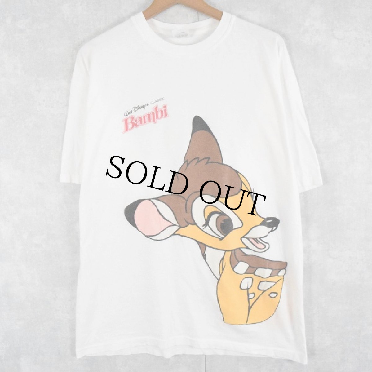 画像1: 90's Disney "Bambi" キャラクターTシャツ XL (1)