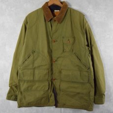 画像1: 90's〜 POLO Ralph Lauren "EQUESTRIAN" USA製 コットンハンティングジャケット L (1)