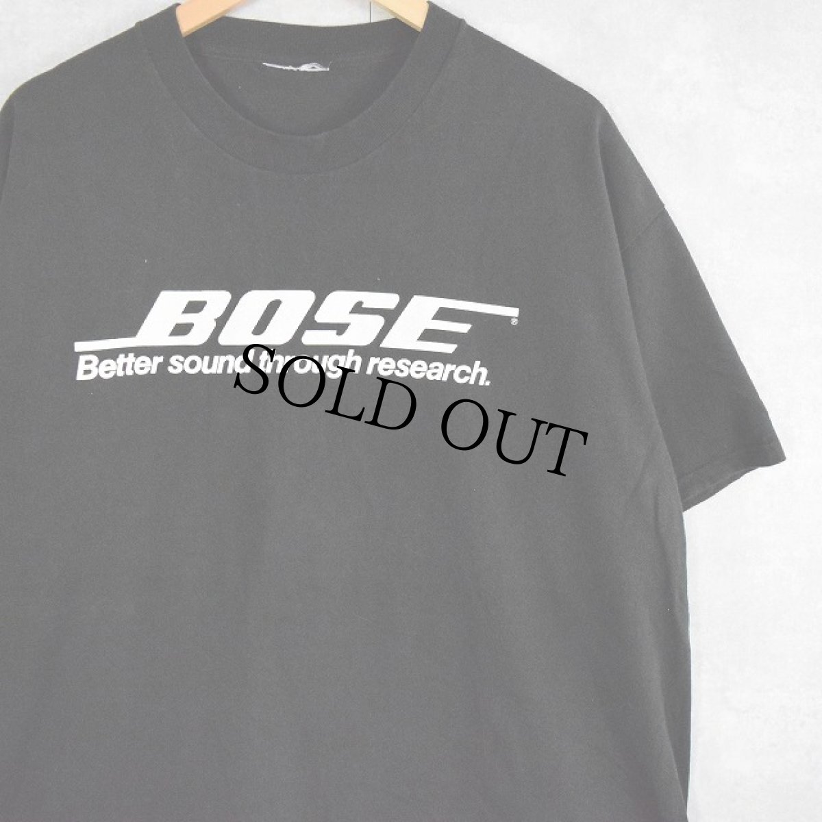 画像1: BOSE 音響機器メーカー ロゴプリントTシャツ (1)