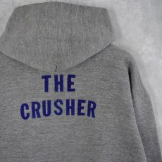 画像1: "THE CRUSHER" フロッキープリント スウェットフーディー (1)