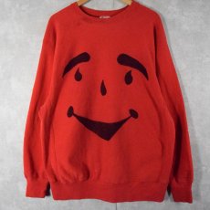 画像1: 80's Champion REVERSE WEAVE USA製 トリコタグ "Kool Aid Man" ハンドペイントスウェット XXL (1)