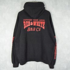 画像1: Lee "RED & WHITE" スウェットジップパーカー 2XL (1)