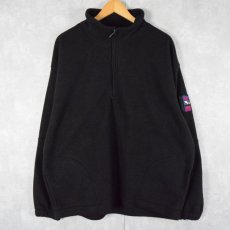 画像1: 90's GAP "Alpine Series" プルオーバーフリースジャケット BLACK L (1)