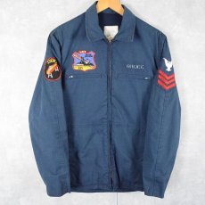 画像1: 80's U.S.NAVY ユーティリティジャケット SIZE 38L (1)