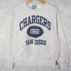 画像1: 90's Lee REVERSE WEAVE TYPE "CHARGERS SAN DIEGO" プリントスウェット L (1)