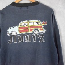 画像1: 90's JIMMY'Z イラストプリントスウェット M (1)