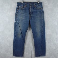 画像1: 90's Levi's 501 USA製 デニムパンツ W33 (1)