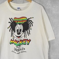 画像1: 90's USA製 MICKEY GONE DREAD キャラクターパロディTシャツ XL (1)