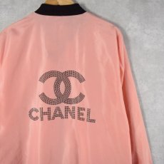 画像1: ブート CHANEL ココマーク ライトストーンデザイン ジップジャケット  (1)