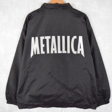 画像1: 90's METALLICA ロゴプリント コーチジャケット L (1)