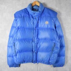 画像1: 70〜80's MONCLER FRANCE製 ドッキングデザイン ダウンジャケット (1)