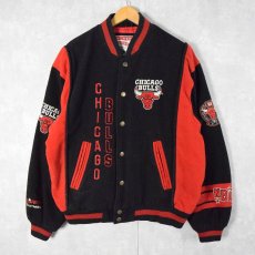 画像2: 90's NUTMEG by CAMPRI "CHICAGO BULLS" スタジャン L (2)