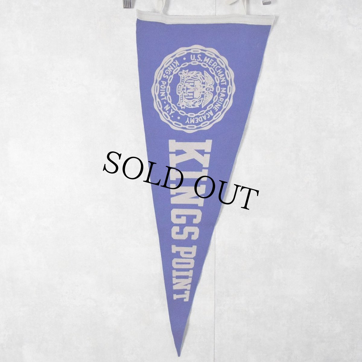 画像1: "KINGS POINT" College Felt Pennant (1)