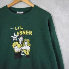 画像1: 90's LI'L ABNER USA製 イラストプリントスウェット L (1)