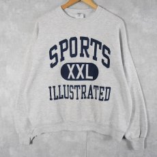 画像1: 90's JERZEES USA製 "SPORTS ILLUSTRATED" プリントスウェット XL (1)