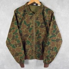 画像1: 80〜90's Woolrich ダックハンターカモ柄 スイングトップ M (1)