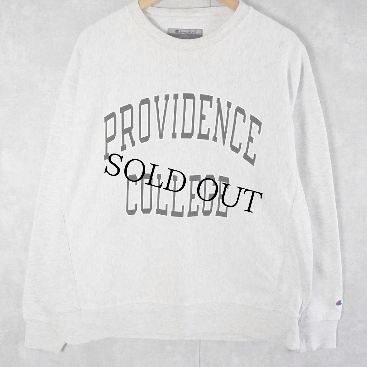 画像1: Champion ORIGINAL REVERSE WEAVE "PROVIDENCE COLLEGE" プリントスウェット L (1)