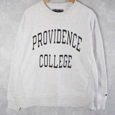 画像1: Champion ORIGINAL REVERSE WEAVE "PROVIDENCE COLLEGE" プリントスウェット L (1)