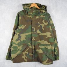 画像1: 90's U.S.MILITARY ECWCS ウッドランドカモ パーカ MEDIUM SHORT (1)