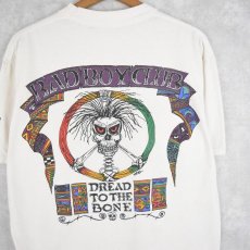 画像1: 90's BAD BOY CLUB  "DREAD TO THE BONE" イラストTシャツ  (1)