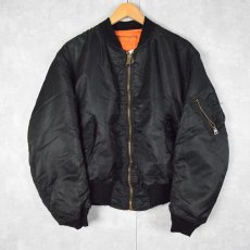 画像1: 民間品 ALPHA INDUSTRIES,INC. MA-1 フライトジャケット LARGE (1)