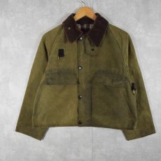 画像1: 90's Barbour ENGLAND製 "SPAY" 3ワラント オイルドジャケット S (1)