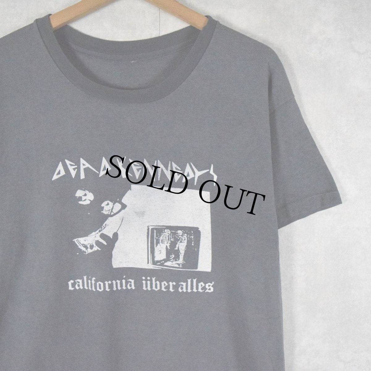 画像1: 80's Dead Kennedys "California iiber alles" ハードコア・パンクバンドTシャツ (1)