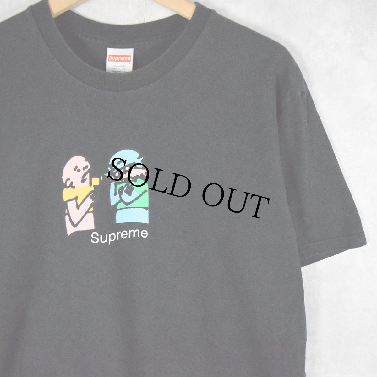 画像1: 00's Supreme "Bite" USA製 プリントTシャツ L (1)