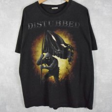 画像1: 00's DISTURBED ヘヴィメタルバンドTシャツ XL (1)