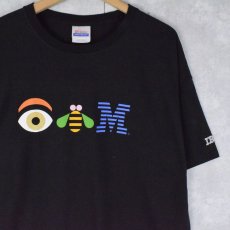 画像1: IBM イラストプリント コンピューター企業Tシャツ XL (1)