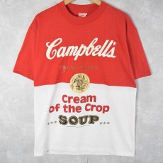 画像1: 80's Campbell's Soup "Cream of the Crop" プリントTシャツ DEADSTOCK L (1)