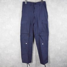 画像1: 80〜90's USA製 BDU カーゴパンツ "COTTON100%" DEADSTOCK NAVY SMALL-REGULAR (1)