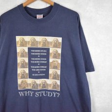 画像1: OXFORD UNIVERSITY "WHY STUDY?" プリントTシャツ XXL (1)