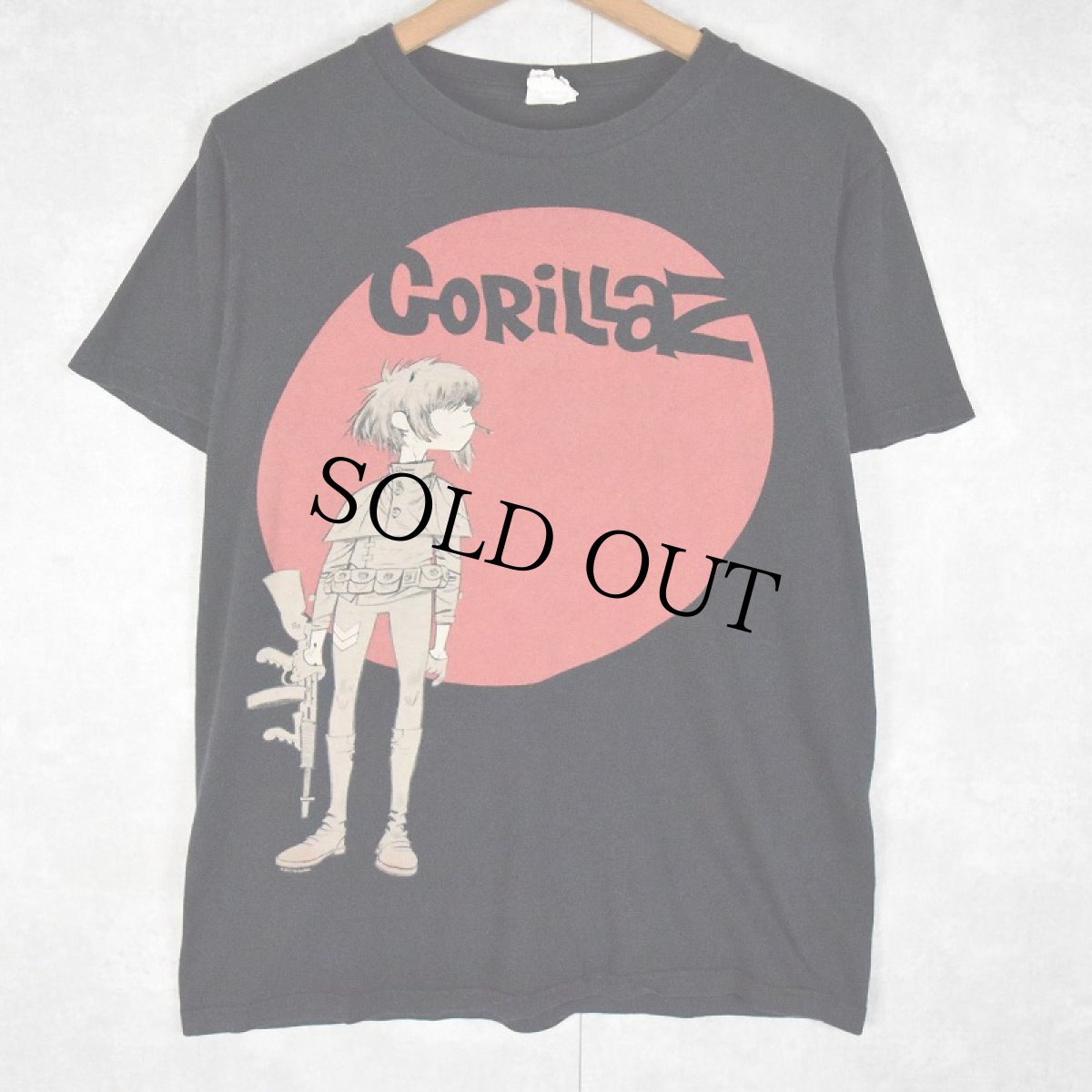 画像1: 00's GORILLAZ ロックバンドTシャツ M (1)