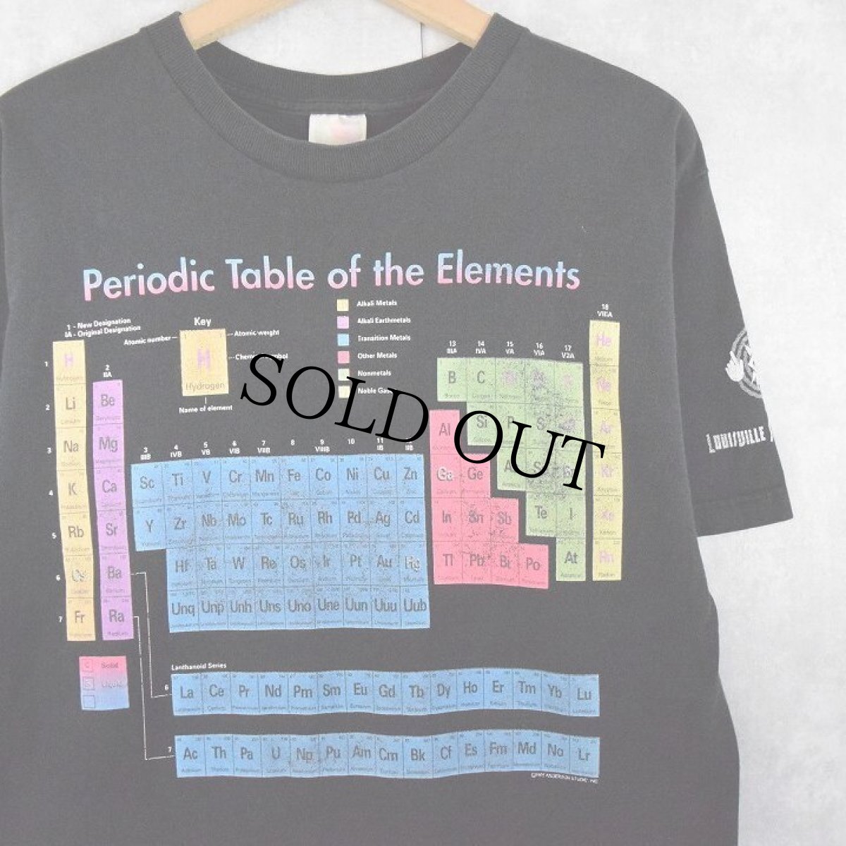 画像1: 90's "Periodic Table of the Elements" 周期表プリントTシャツ M (1)