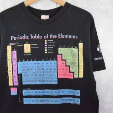 画像1: 90's "Periodic Table of the Elements" 周期表プリントTシャツ M (1)